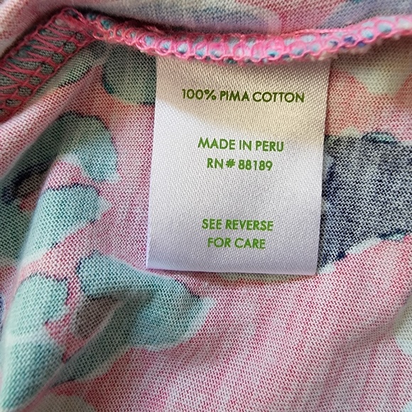 Lilly Pulitzer Pink/Blue Dress size Small. 100% Cotton - Picture 8 of 8